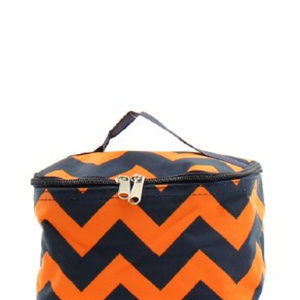 NGIL NY/Orange Chevron Whimsy Small Cosmetic Case
